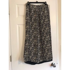 Floral long skirt